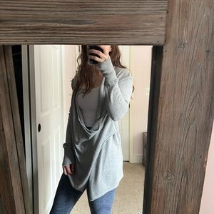 Grey cardigan
